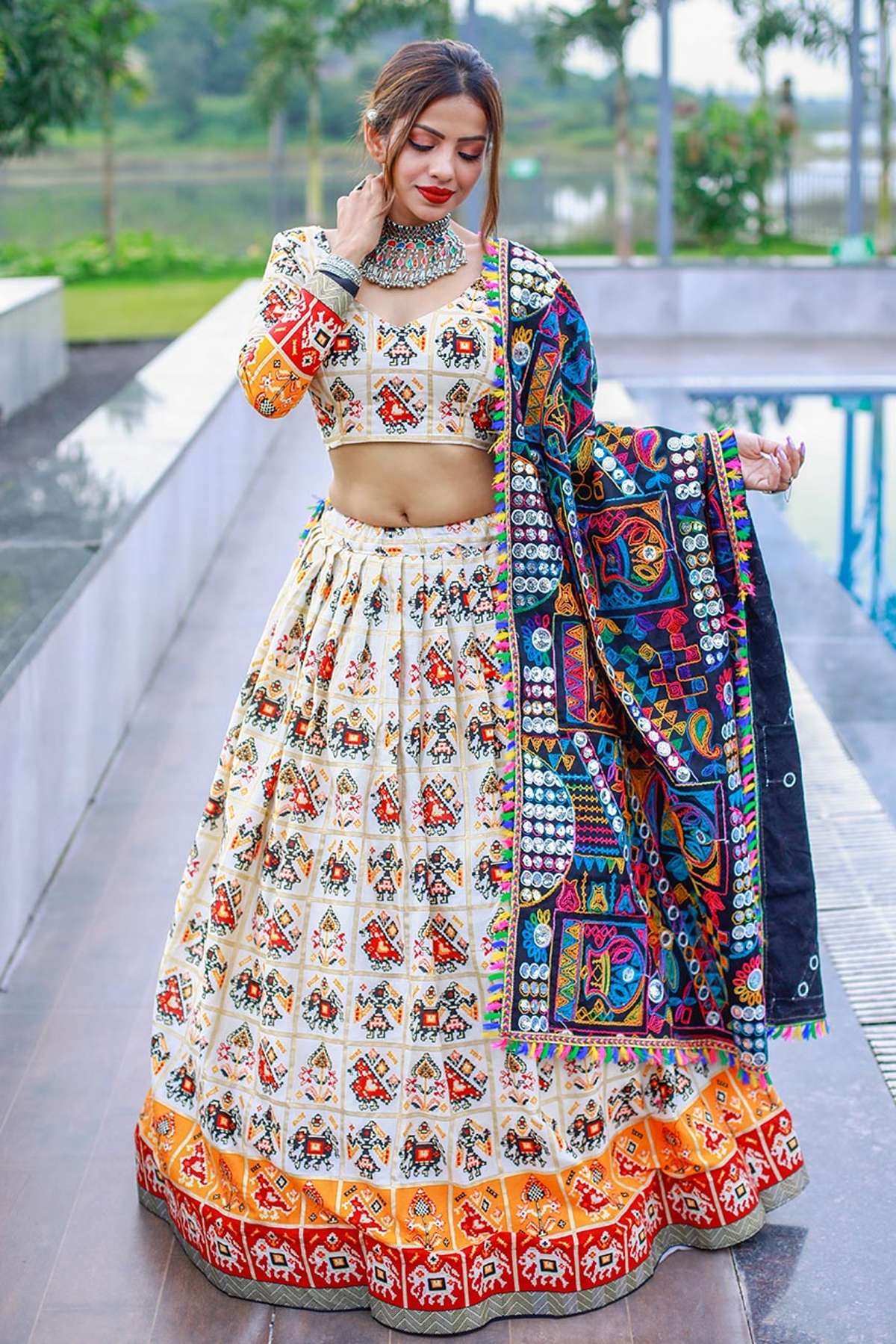 Cotton fashion lehenga