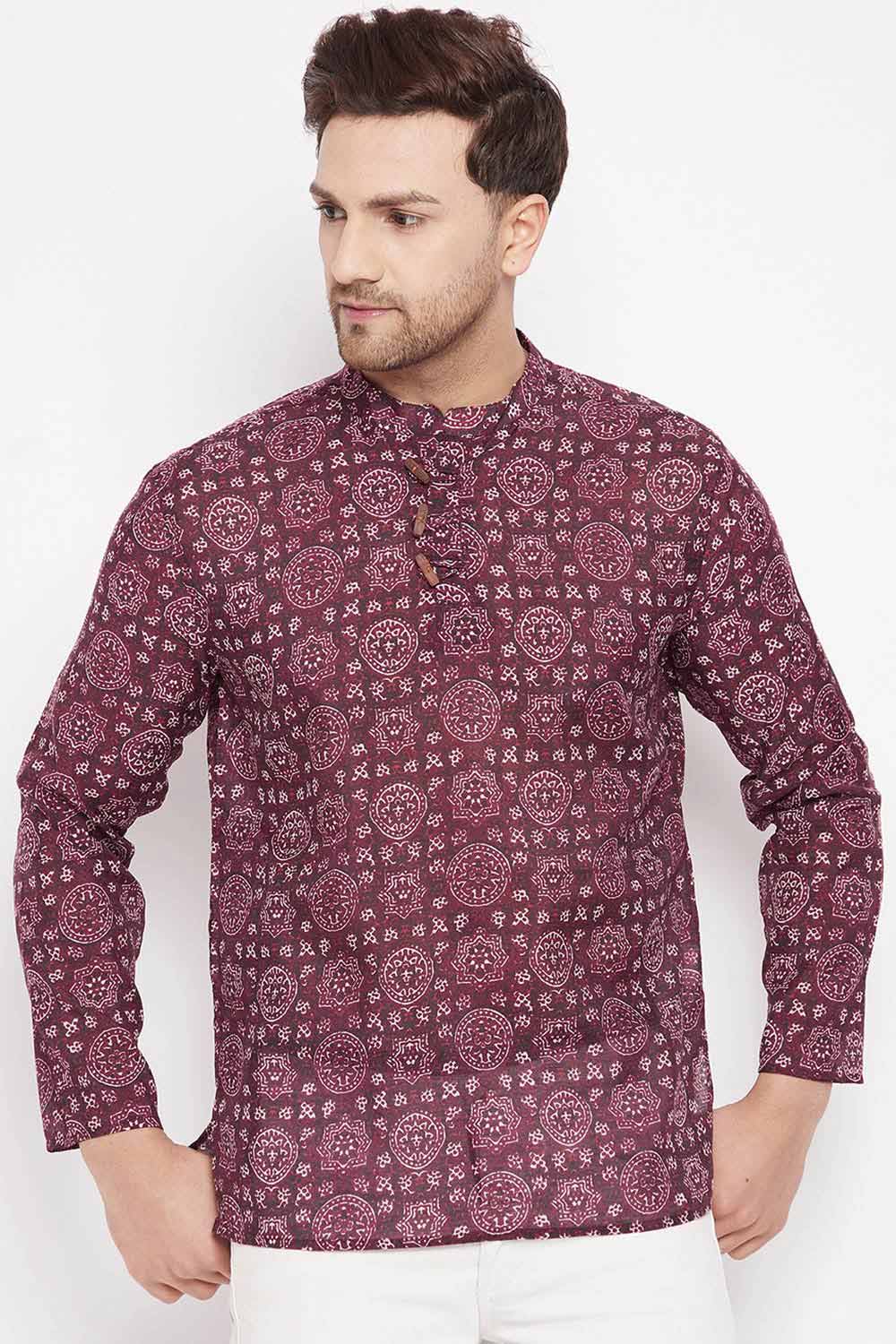 Buy Indian Short Kurta for Men Online in the USA at Best Price Karmaplace