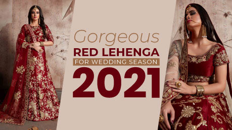 GORGEOUS RED LEHENGA