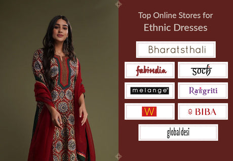 Top Online stores for ethnic dresses. and Ethnic wear Brands.