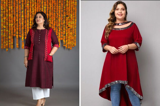 Modern Plus Size Kurtas For 2020 and Types of Online Plus Size Kurta Palazzo in the USA.