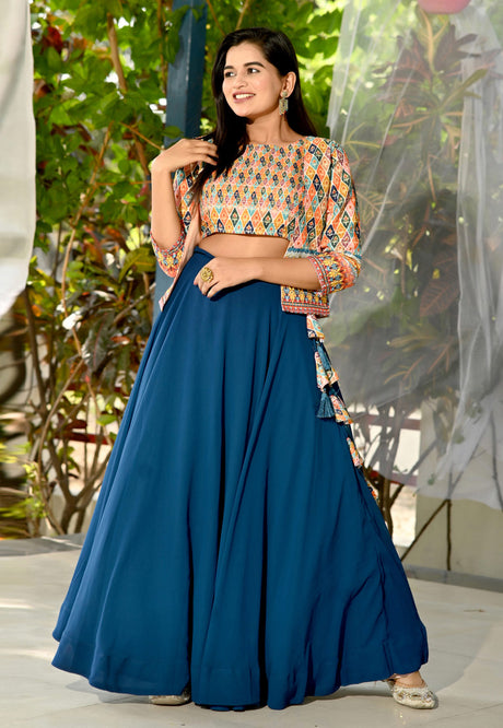 Indo Western Lehenga