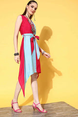 Multi-Color Solid Modal Dress