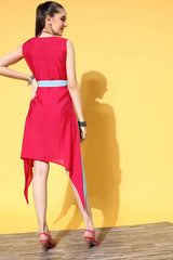 Multi-Color Solid Modal Dress