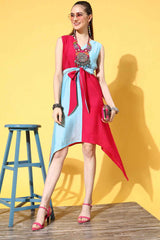 Multi-Color Solid Modal Dress