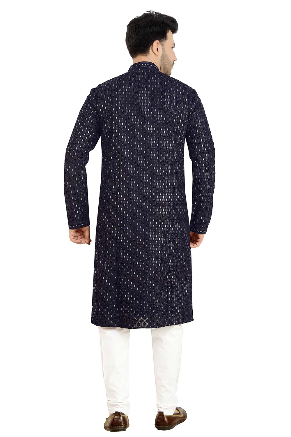 Blue Georgette Kurta Pajama