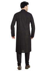 Black Georgette Kurta Pajama