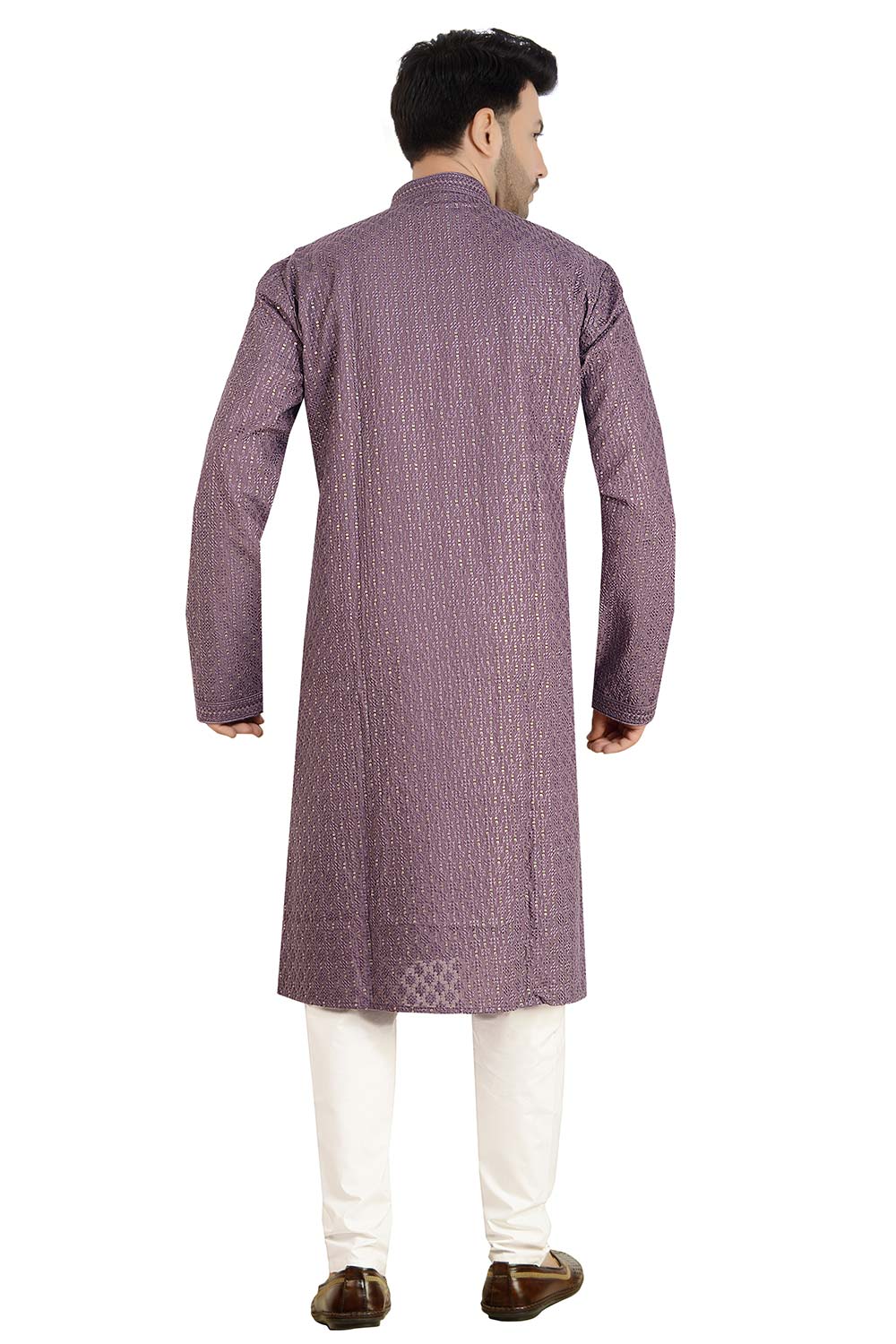 Purple Georgette Kurta Pajama