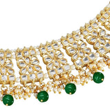 Gold Plated Bridal Kundan Anklets For Womens