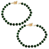 Adjustable Pearl Beads Payal Anklets Jewellery For Womens And Girls