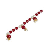 Adjustable Pearl Beads Payal Anklets Jewellery For Womens And Girls