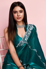 Rama Jimmy Choo Embroidered Saree