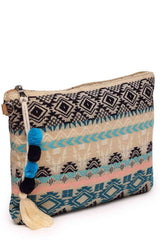 Multi-Color Jacquard Cotton Sling Bag