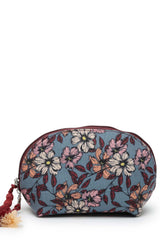 Multi-Color Floral Print Polycotton Handheld Bag