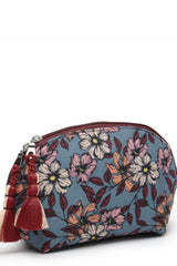 Multi-Color Floral Print Polycotton Handheld Bag