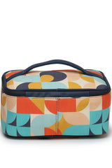 Multi-Color Abstract Print Polycotton Handheld Bag