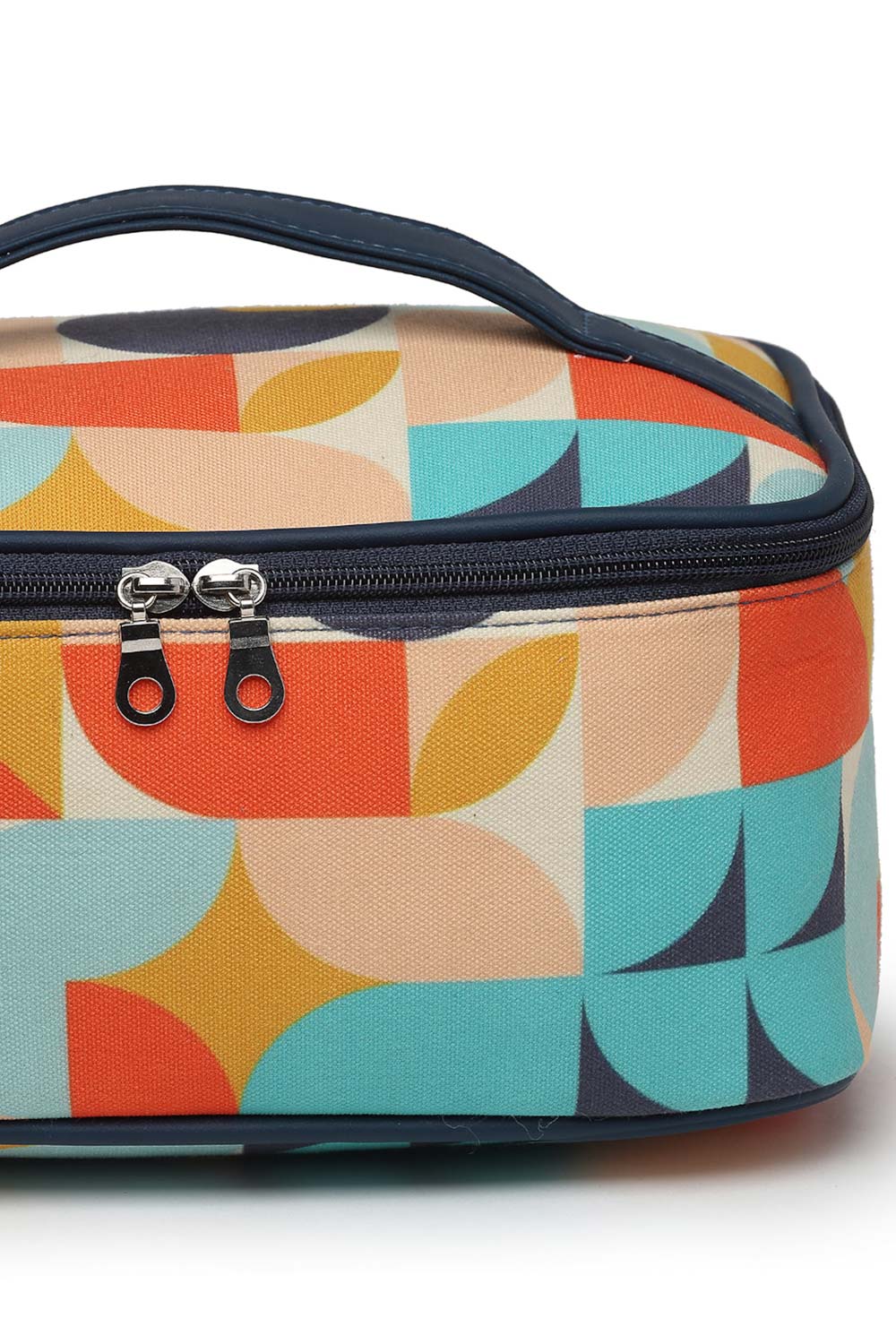 Multi-Color Abstract Print Polycotton Handheld Bag