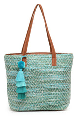 Green Cotton Tote Bag