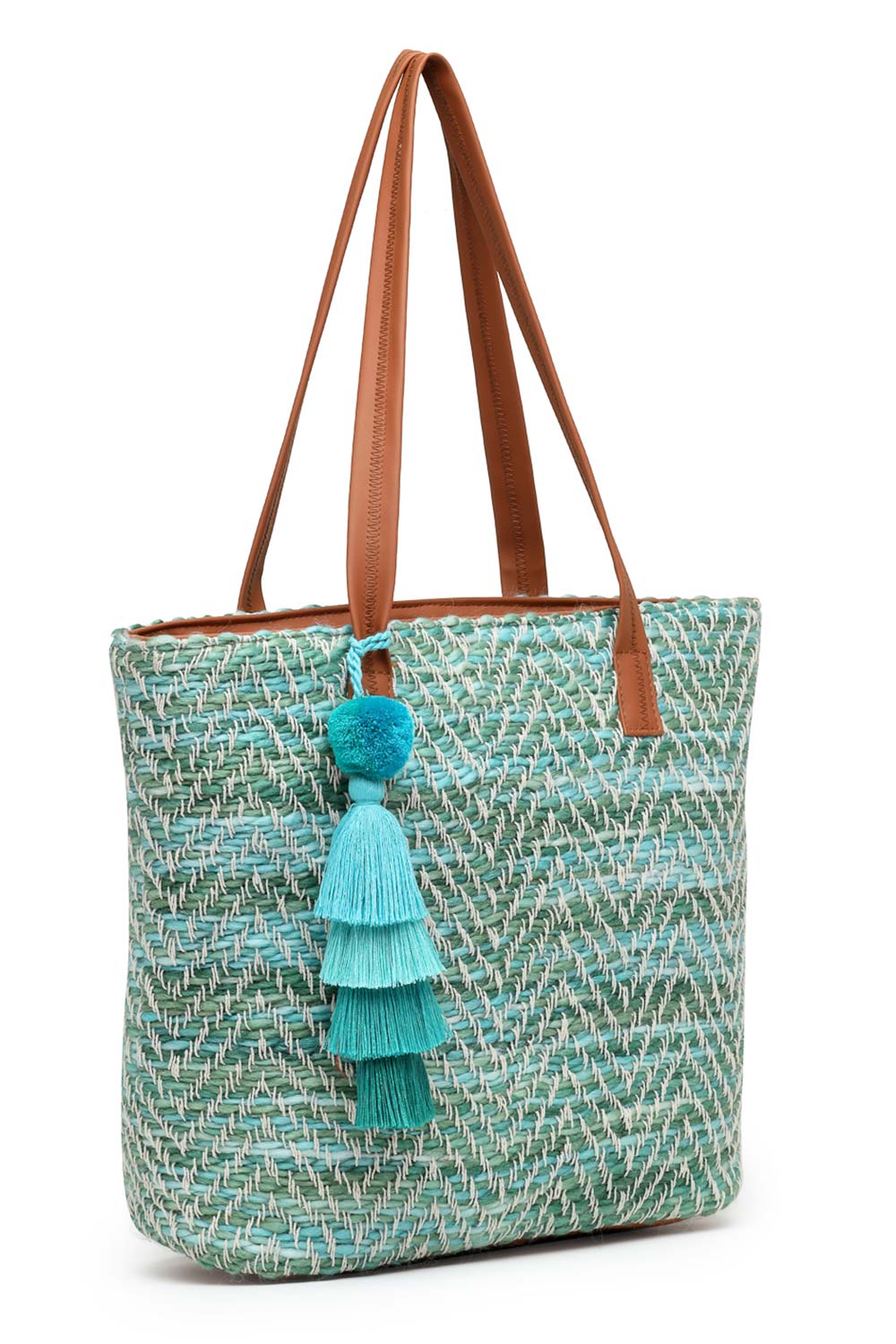 Green Cotton Tote Bag