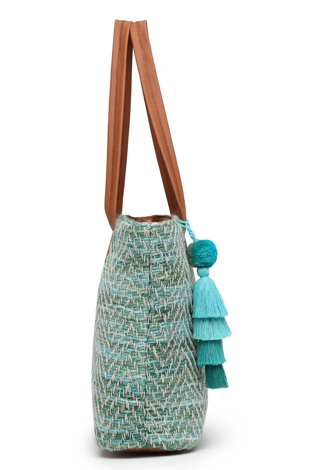 Green Cotton Tote Bag