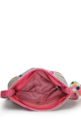 Multi-Color Jacquard Cotton Sling Bag