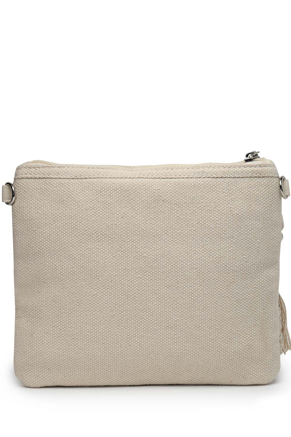 Multi-Color Stripe Canvas Sling Bag