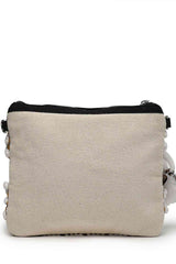 White Canvas Sling Bag