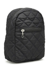 Black Diamond Quilted Polyester Sling Bag