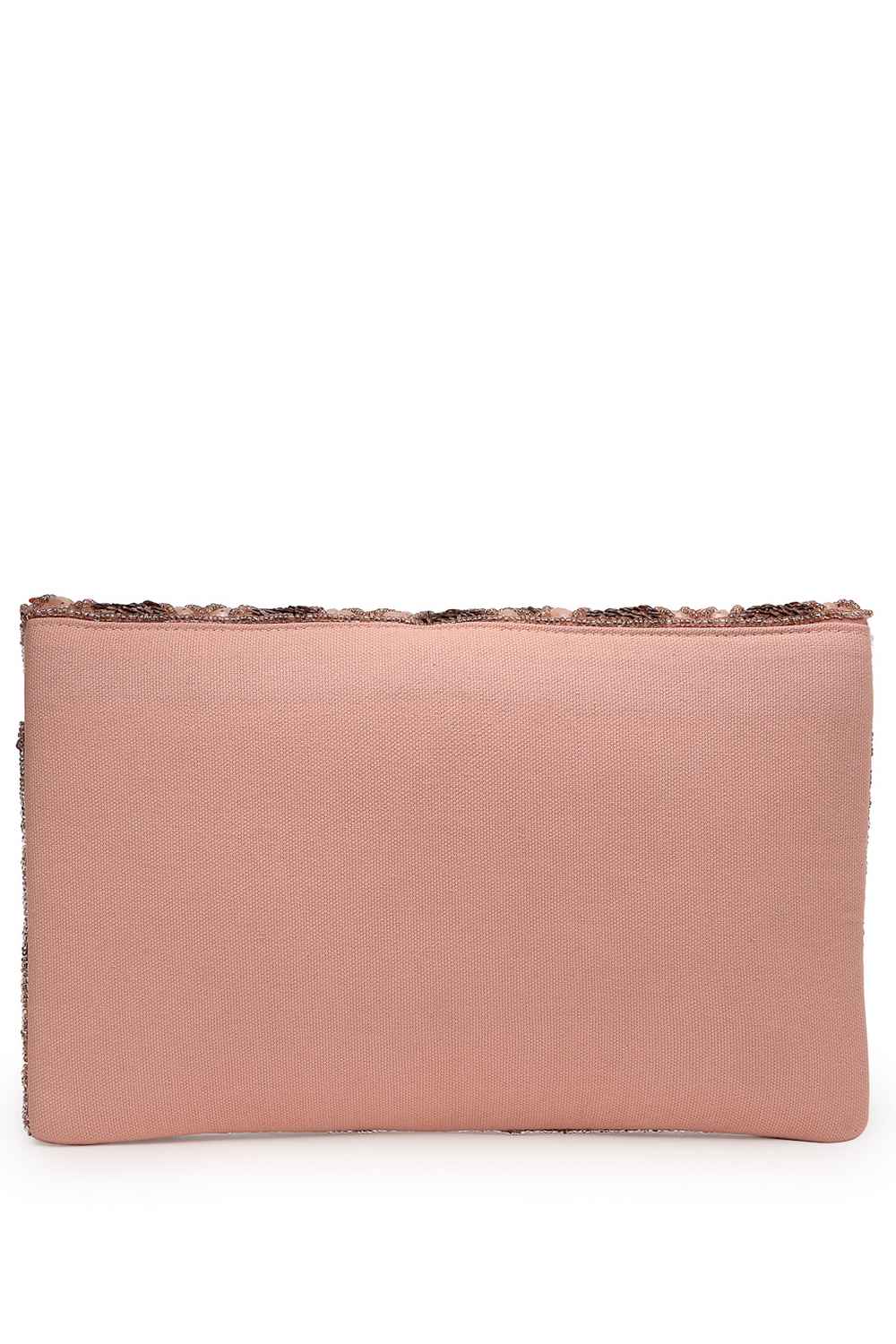 Pink Lane's Net Sequinned Cotton Sling Bag