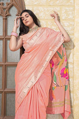 Multi-Color Woven Silk Blend Saree