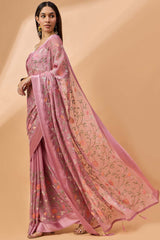 Purple Tissue Woven Saree