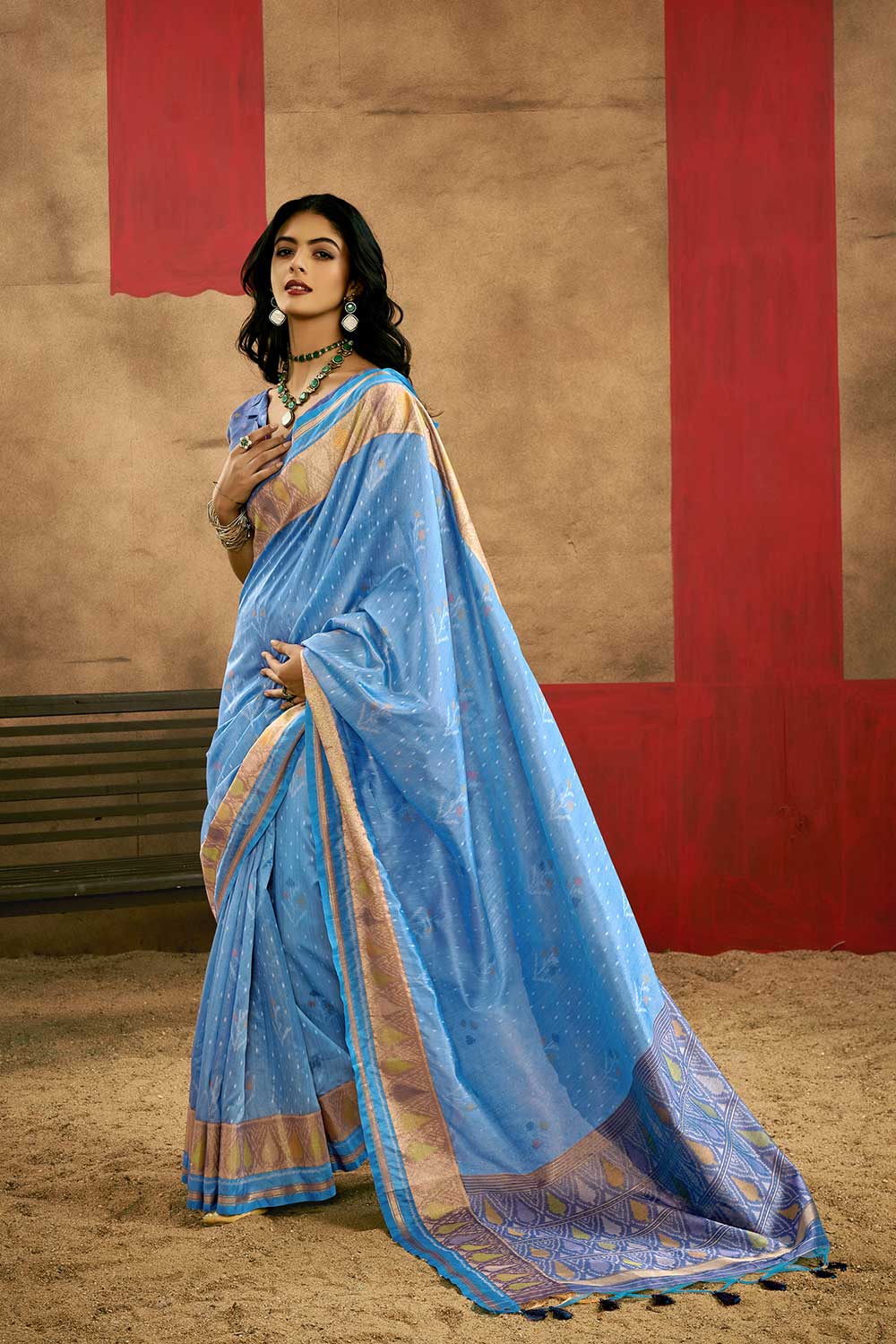 Patola Printed Handloom Weaving  Silk Sarees