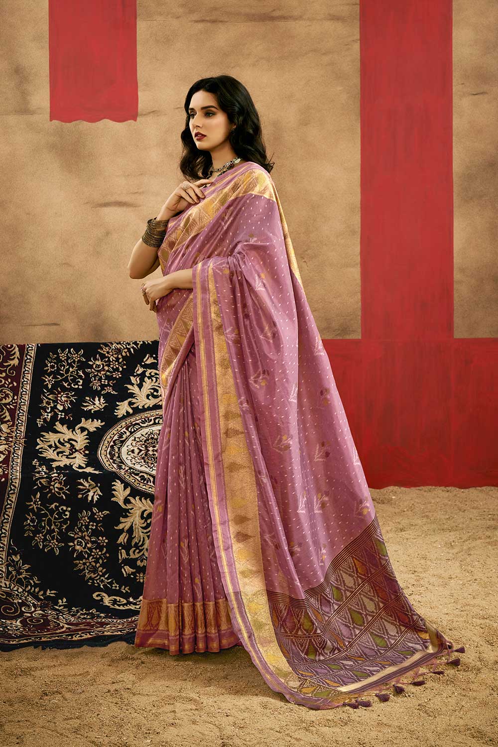 Patola Printed Handloom Weaving  Silk Sarees