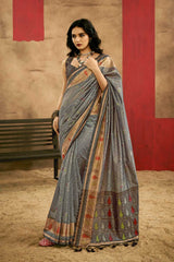 Patola Printed Handloom Weaving  Silk Sarees