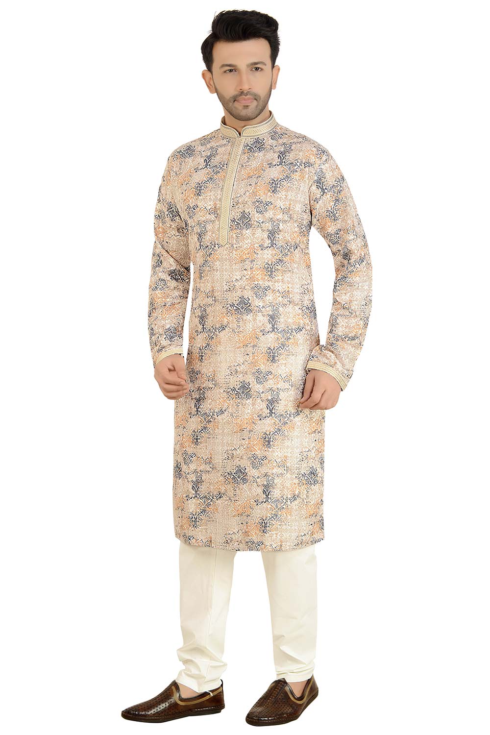 Multi Color Rayon Cotton Kurta Pajama