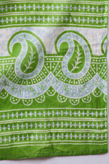 Women's Green Cotton Printed Kurti Set