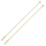 Gold Plated Traditional Pearl Hair Chain And Earchain Accessories With Hook For Womens