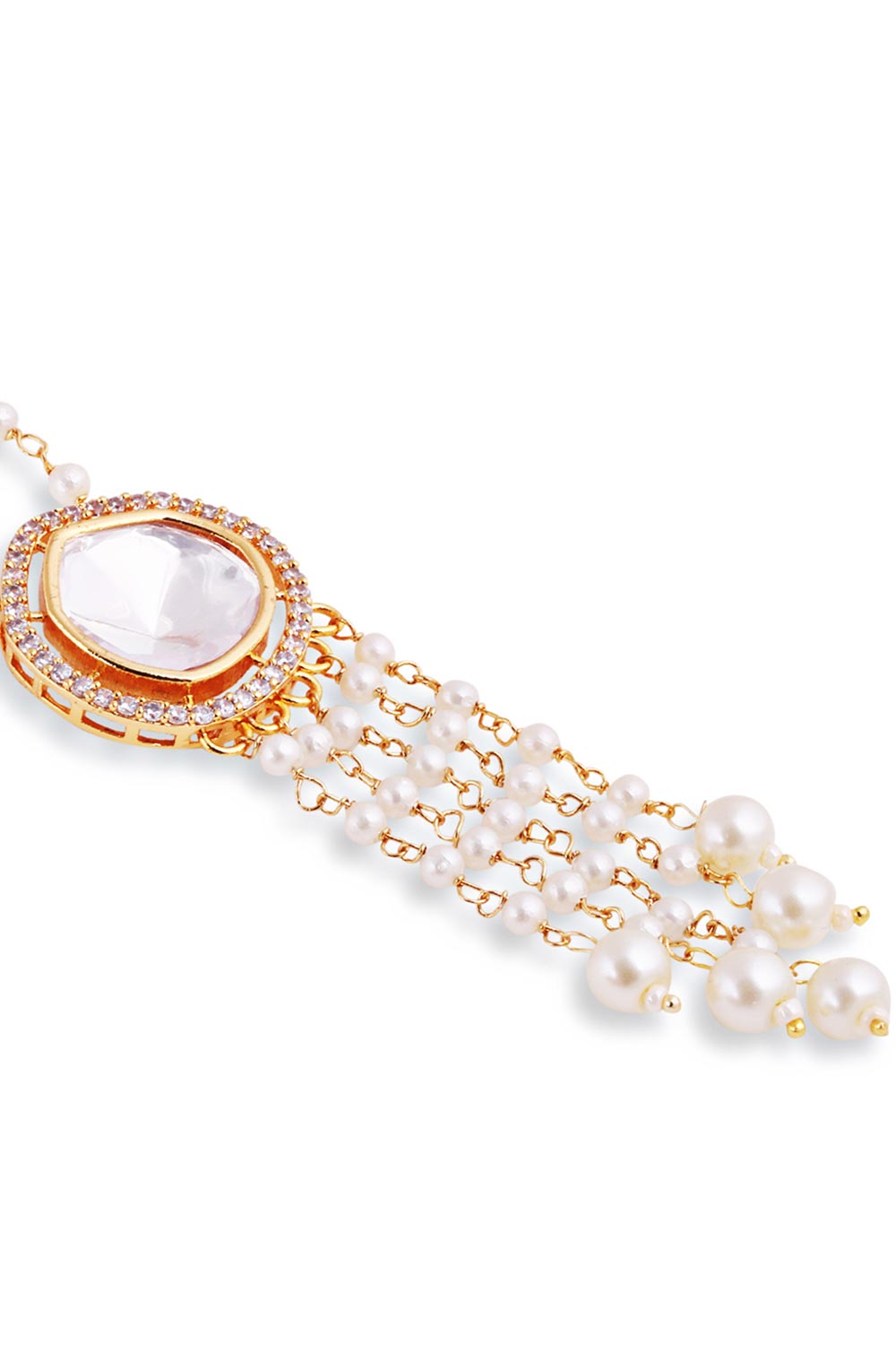 Gold Plated Kundan Polki Necklace