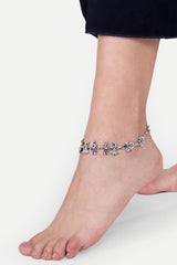 Dailywear Silver Oxodised Wedding Bridal Anklets