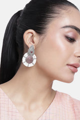 Glamorous High Quality German Silver Earrings