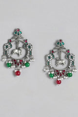 Enthralling German Silver Earrings