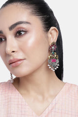 High-Quality Ornamental Dual Tone Earring