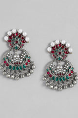 Enthralling German Silver Earrings