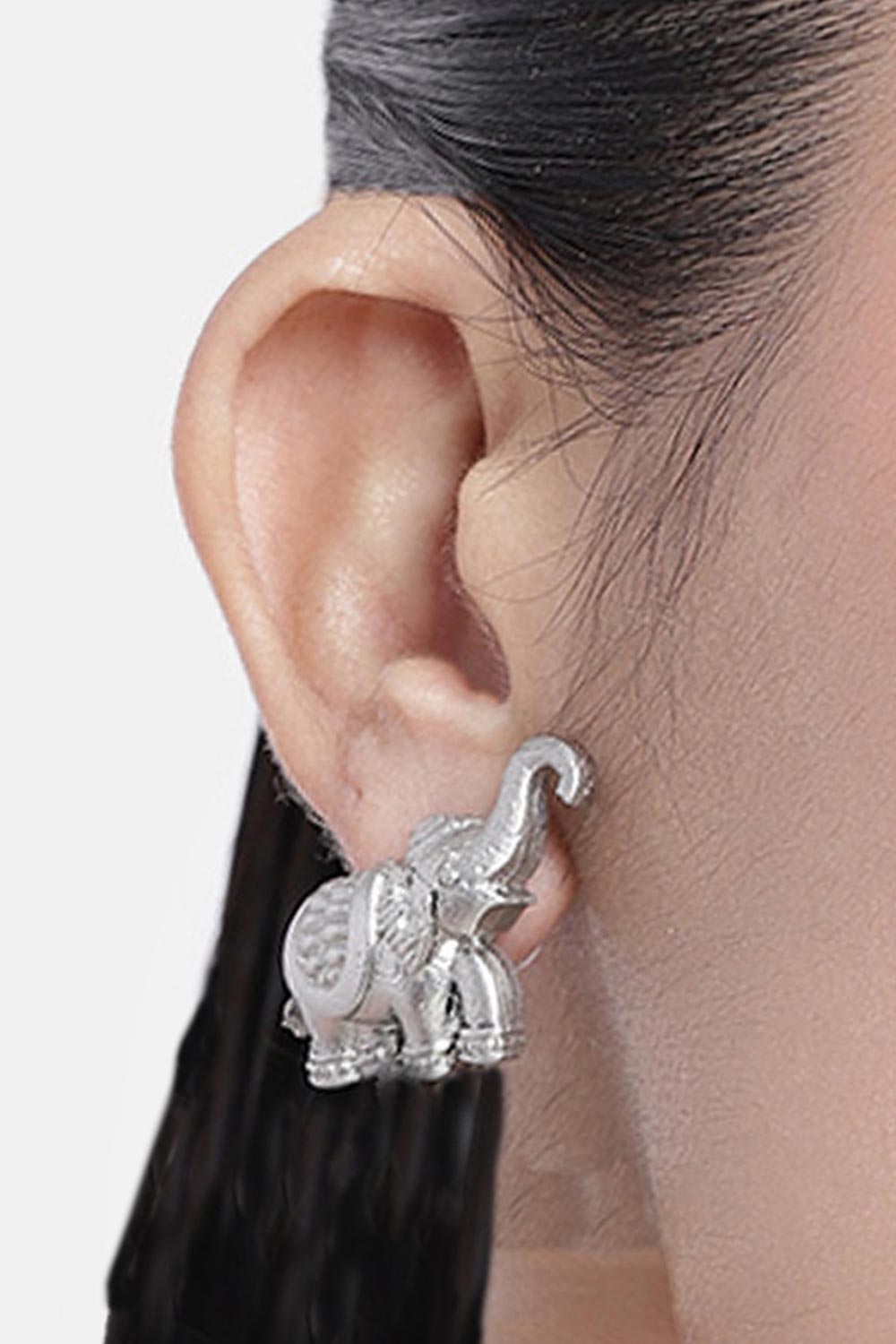 Graceful High Quality German Silver Earrings