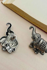 Graceful High Quality German Silver Earrings