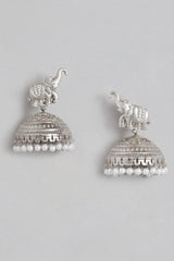 Graceful High Quality German Silver Earrings