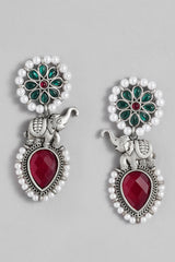 Graceful High Quality German Silver Earrings