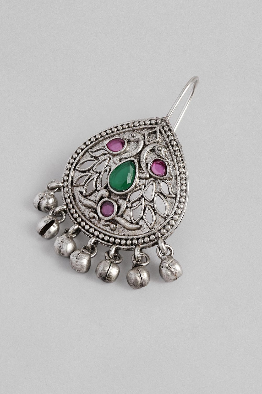 High-Quality Ornamental German Silver Earring