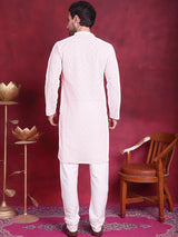 Chikankari Embroidered Kurta With Pyjama