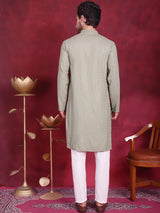 Sequins Chikankari Kurta With Pajama